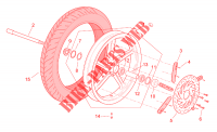 Vorderrad für SCARABEO Scarabeo (engine Rotax) 2000