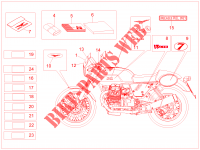 Abziehb. + Schilder für MOTO GUZZI V7 Racer 2015